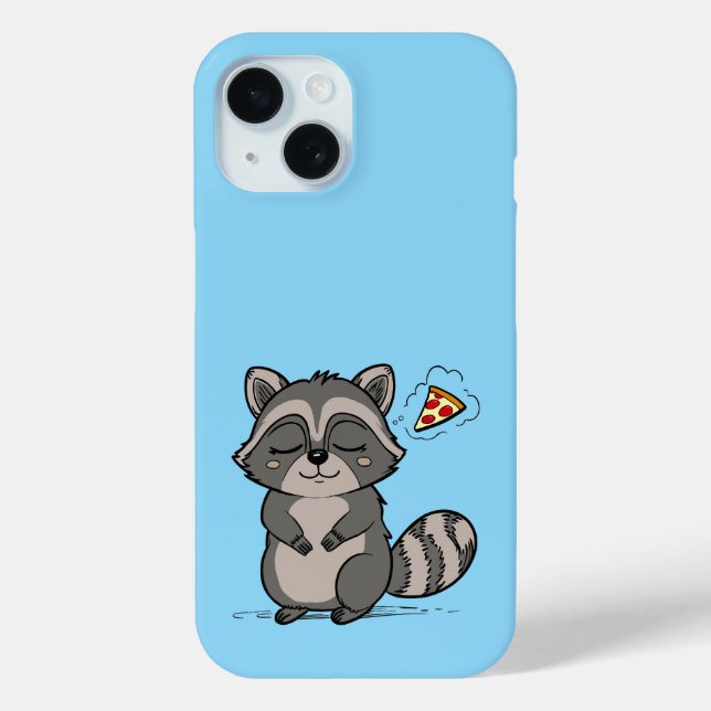 Coques Case-Mate iPhone Raccoon Dream - Pizza ! (Verso)