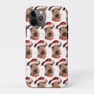 Case-Mate iPhone Case Race de chien Airedale Terrier Noël