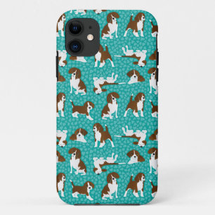 Case-Mate iPhone Case race de chien beagle - turquoise