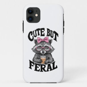 Case-Mate iPhone Case Racoon Mignonne Mais Feral Avec Lunettes De Soleil
