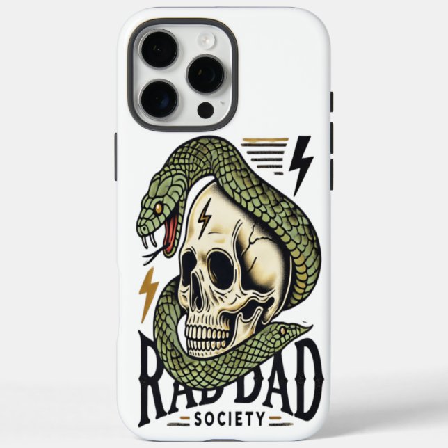 Coques Case-Mate iPhone RAD DAD SOCIETY : Force et choc (Verso)