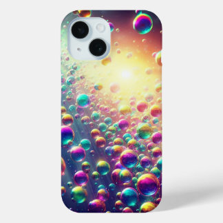 Coque Pour iPhone 15 Radiant Bubbles