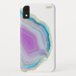 Case-Mate iPhone Case *~* Rainbow Agate Gold Parties scintillant Pastel 