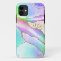 *~* Rainbow Agate Sun Gold Star Dust Pastel