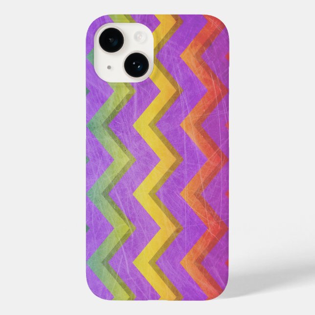 Coques Case-Mate iPhone Rainbow Chevron par Shirley Taylor (Verso)