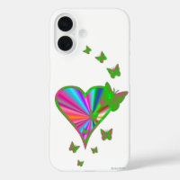 Rainbow heart and Butterfly