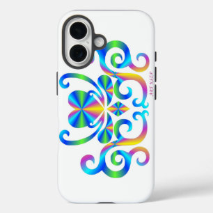 Coques iPhone 16 Rainbow Heart et Lily