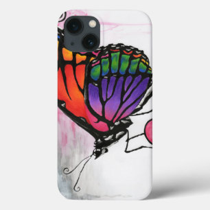 Etui iPhone 13 Rainbow Monarch Butterfly Fantasy Art iPad Case