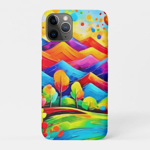 Case-Mate iPhone Case Rainbow Mountains Paysage Abstrait
