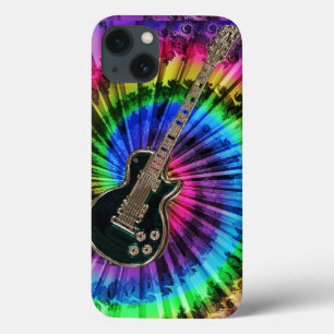 Etui iPhone Case-Mate Rainbow Tie-Dye Electric Guitar for iPad