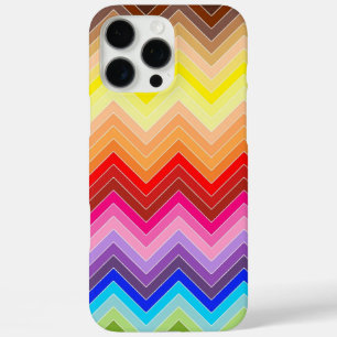 Coques iPhone 16 Pro Max Rainbow Zig Zag