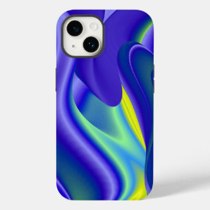 Coque Pour iPhone 14 Rainbowart futuriste, 3D abstrait