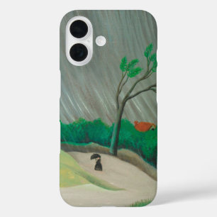 Coque Pour iPhone 16 Rainy Morning Henri Rousseau, Art Vintage