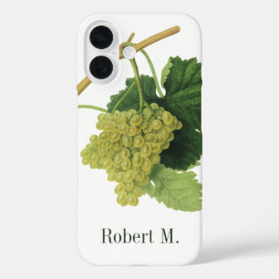 Coques iPhone 16 Raisins de vin blanc sur la vigne, fruits alimenta
