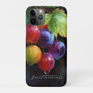 Case-Mate iPhone Case Raisins et gouttes de rosée à l'aquarelle vibrante