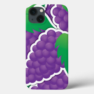 iPhone 13 Case Raisins violets funky