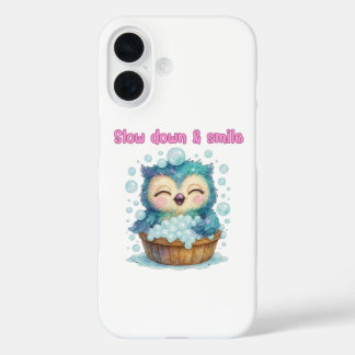 Coque Pour iPhone 16 Ralentir et sourire - Vibes positives