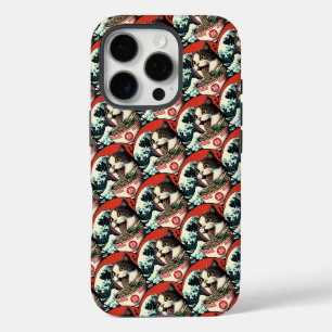 Coques iPhone 16 Pro Ramen de chat Art japonais Style vintage