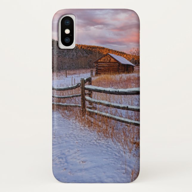 Coques Case-Mate iPhone Ranch de neige (Dos)