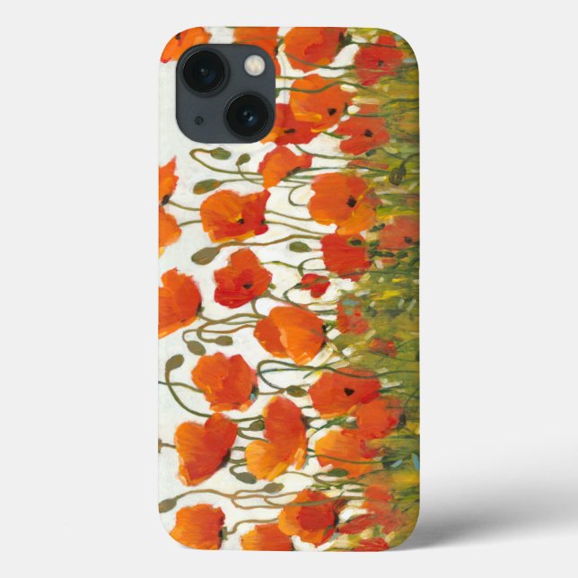 Coques Case-Mate iPhone Rangées de pavots I (Verso)