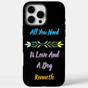 Coques iPhone 16 Pro Max Rappel d'amour et d'amitié canine