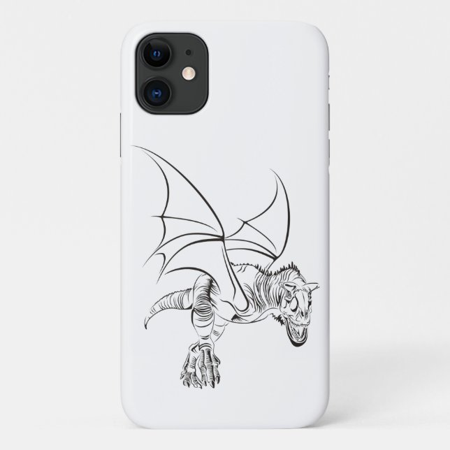 Coques Case-Mate iPhone Raptor ailé / Tribal (Dos)