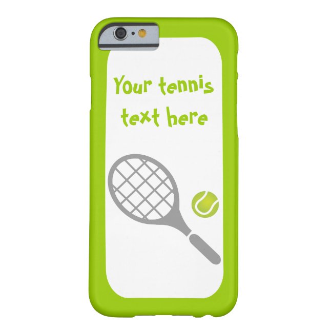 Coques Case-Mate iPhone Raquette de tennis et coutume de balle (Dos)