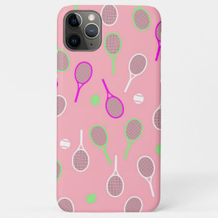 Case-Mate iPhone Case Raquettes cool Rose Retro Joueur de tennis Motif