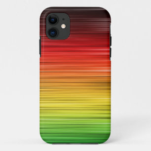 Coque iPhone 11 Rasta a rayé le cas de Coque-Compagnon d'Iphone 5
