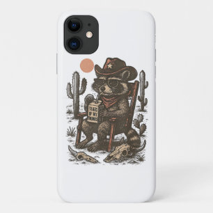 Case-Mate iPhone Case Raton laveur cow-boy drôle western 