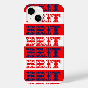 Coques Pour iPhone Rayé "Brit" marqué