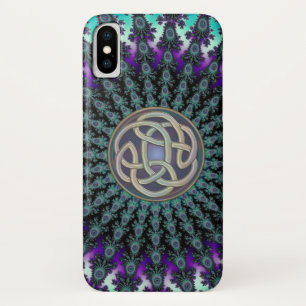 Case-Mate iPhone Case Rayonnement du noeud celtique grunge de mandala de