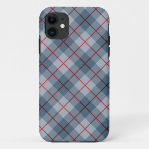 Coque Case-Mate Pour iPhone Rayure Bleu-Rouge de plaid polarisé