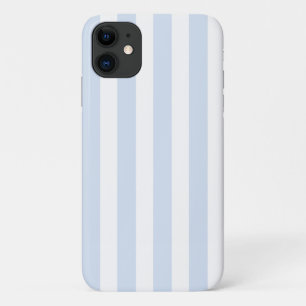 Case-Mate iPhone Case Rayures de bonbon bleu clair et blanc