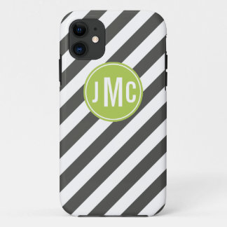 Coques Pour iPhone Rayures de charbon de bois et de chaux avec le