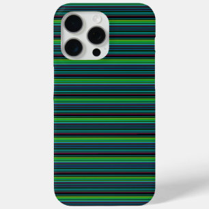 Coque iPhone 15 Pro Max Rayures néon colorées mignonnes