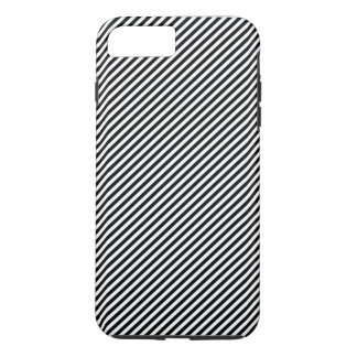 Coque iPhone 8 Plus/7 Plus Rayures noires et blanches