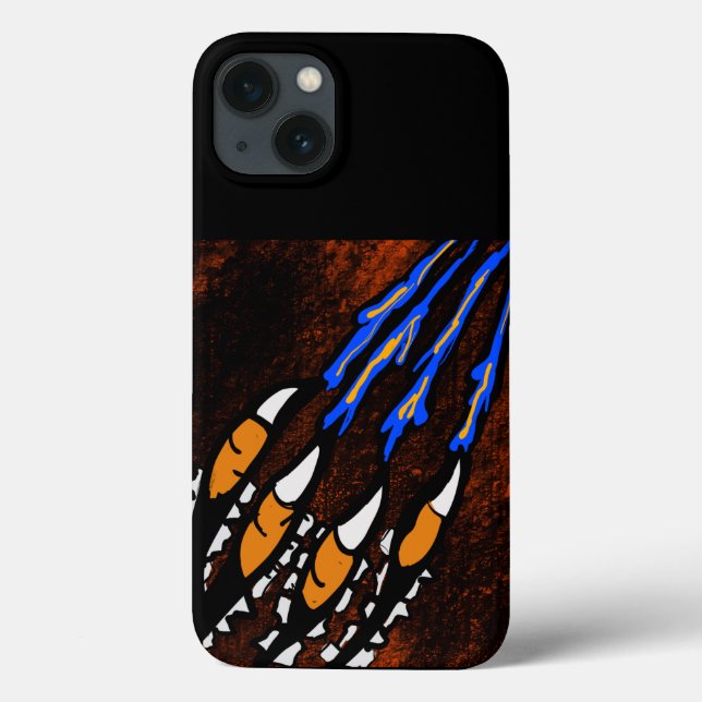 COQUES Case-Mate iPhone RAYURES ORANGE ET NOIR    (Verso)