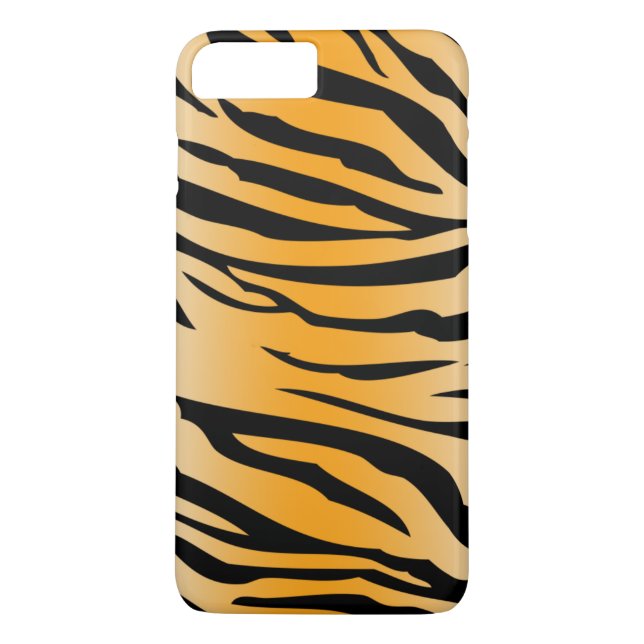 Coques Case-Mate iPhone Rayures oranges noires de tigre (Dos)