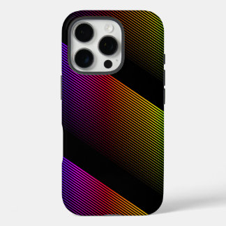Coques iPhone 16 Pro Rayures Prismatiques