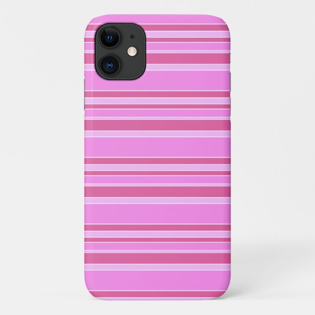 Coques Case-Mate iPhone Rayures roses (Dos)