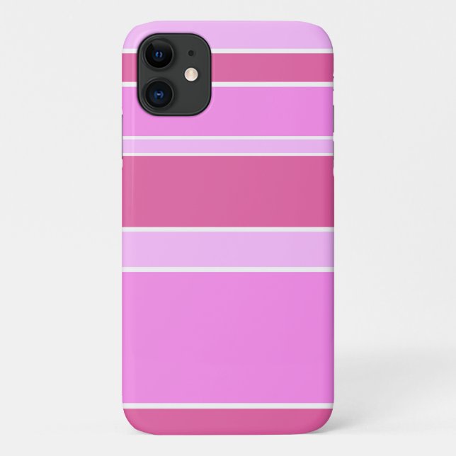 Coques Case-Mate iPhone Rayures roses (Dos)