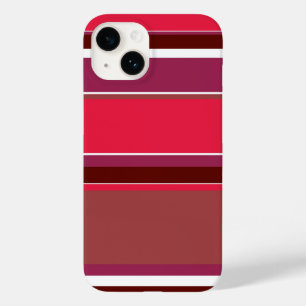 Coque Pour iPhone 14 Rayures rouges
