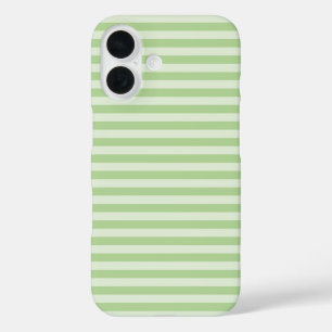 Coque Pour iPhone 16 Rayures Vertes