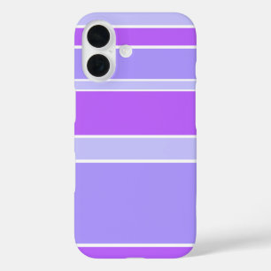 Coque Pour iPhone 16 Rayures violettes