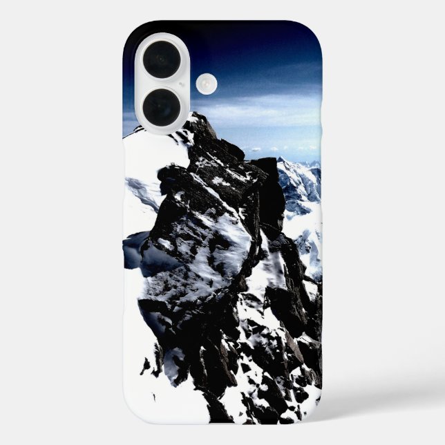 Coques Case-Mate iPhone Réalisation de l'alpiniste hiver de neige (Verso)