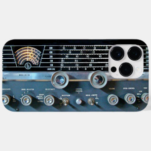 Coque Pour Pour iPhone 14 Pro Max Récepteur radio vintage à ondes courtes
