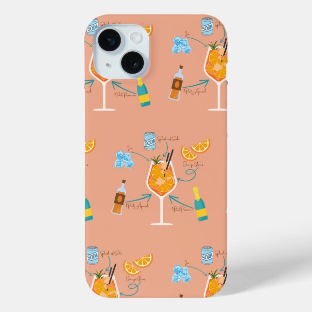 Coques Case-Mate iPhone Recette de l'Aperol (Verso)