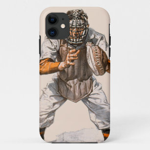 Coque iPhone 11 Receveur de base-ball