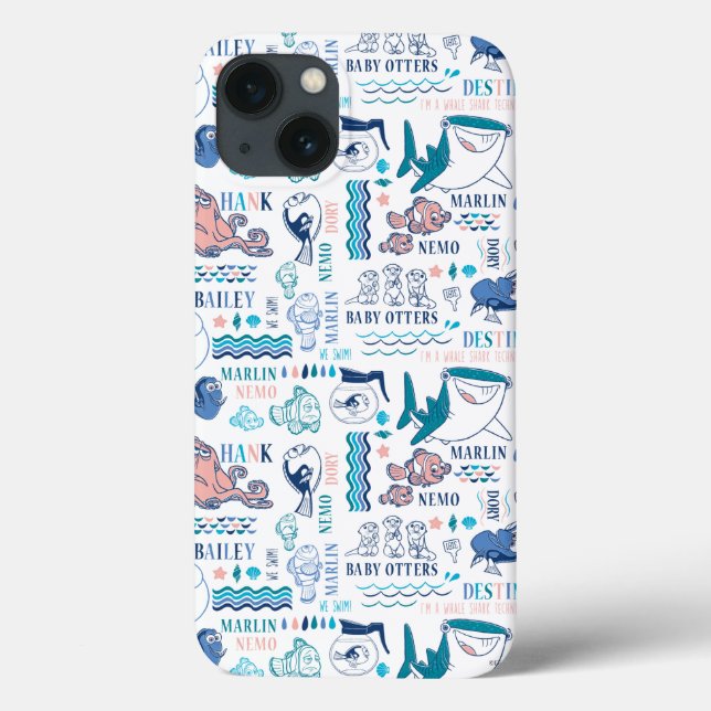 Coques Case-Mate iPhone Recherche du Motif Dory Pastel (Verso)